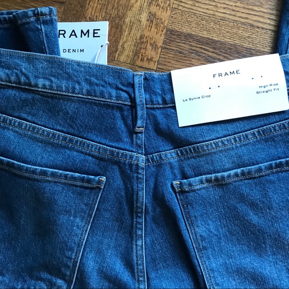 Frame Le Sylvie Crop Straight Leg Jeans size 32 - Picture 14 of 16